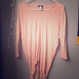 Pink long-sleeve top